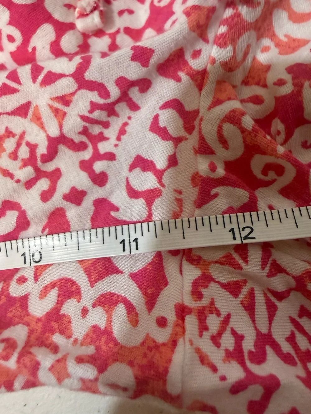 Lauren Ralph Lauren Pajama Set XS Pink Floral Button Front Capri PJs Sleepwear